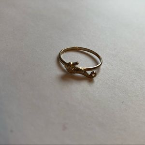 seahorse ring set